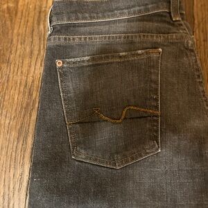 W boot cut Black Jeans 7 for all mankind